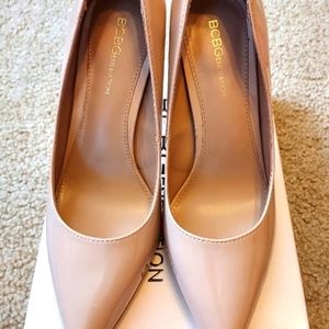 BCBG Generation Heidi Shell Smooth Patent 9.5M 3.5 Heel